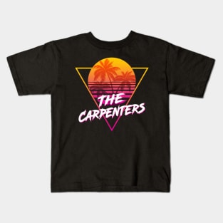 The Carpenters - Proud Name Retro 80s Sunset Aesthetic Design Kids T-Shirt